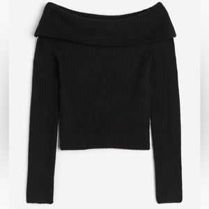 Off shoulder sweater